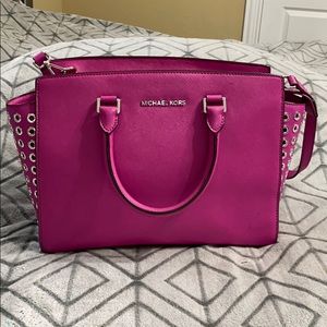 Pink handbag